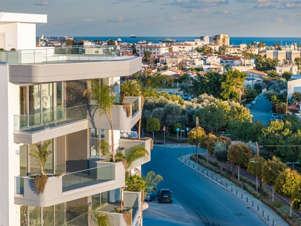 Limassol city and sea view